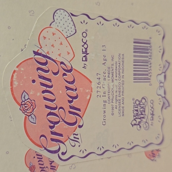 1997 NIB Precious Moments Growing in Grace Age 13 Figurine - Picture 13 of 14